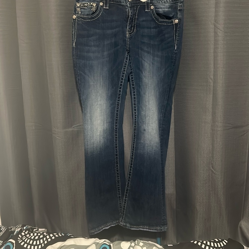 Size 31 Miss Me Bootcut Jeans, 32 inseam